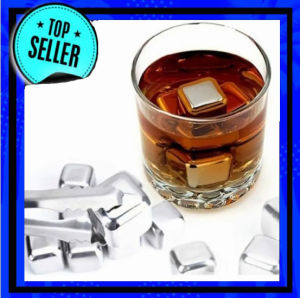 Es Batu Stainless Steel Ice Cube isi 2 pcs