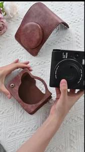 Camera Bag Case for Fujifilm Fuji X100 X100S Battery Opening Luxury PU Leather With Strap