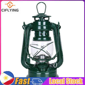 【New Arrival】Portable Vintage Fuel Camping Lanterns Metal Kerosene Lantern Oil Burning Lantern with Handle Hiking Travel Picnic Camping Lamp Indoor Outdoor Night Lighting Forest Adventure Survival Supplies Camping Tent Lamp