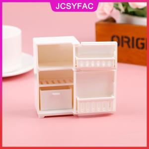 JCSYFAC Đồ chơi tủ lạnh ghế băng thu nhỏ cho nhà Búp bê đồ trang trí nội thất nhà bếp