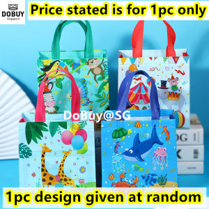 🔥SG LOCAL STOCK🔥Re-usable Gift Bag Children Goodie Bag Non-Woven Fabrics Party Bag Birthday Party Baby Shower Christmas New Year Gift Party Decor