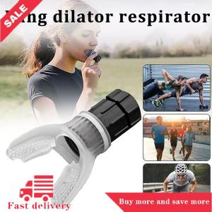 [COD] Breathing Trainer Lung Flexer Durable Fitness Exerciser Increases Lung Capacity Breath Adjustable Levels Respiratory Deep Breath