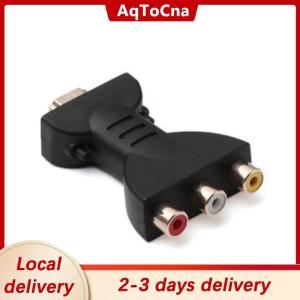 [COD] AqToCna Ship within 24 hours Flexible Portable HDMI to 3 RCA Video Audio AV Adapter Component Converter