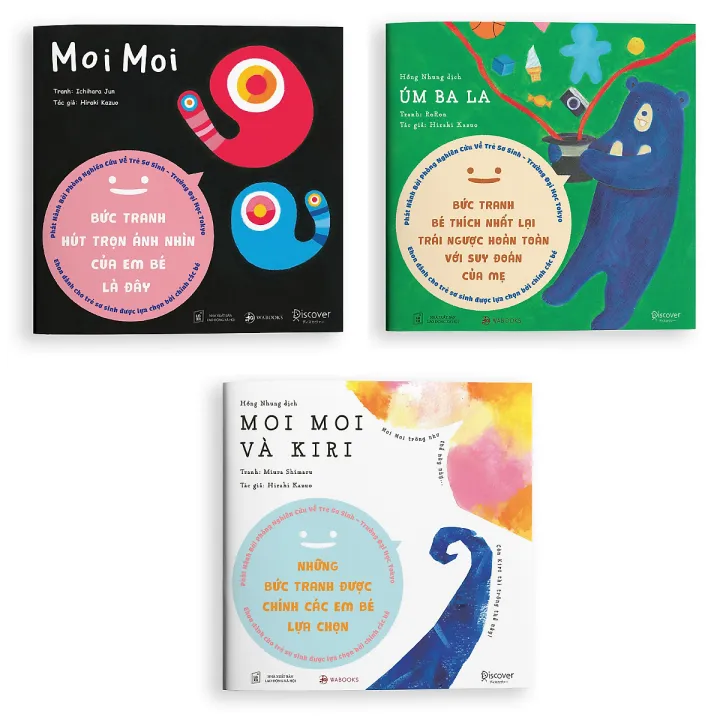 Ehon Nhật Bản - Moi Moi Và Những Người Bạn - Combo Bộ Sách 3 Quyển (Bé ...