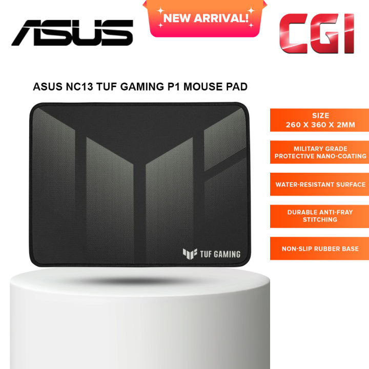 Asus NC13 TUF Gaming P1 Water Resistant AntiSlip Nano Coated Mouse Pad