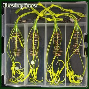 Blowing 4 cái móc câu cá carbon cao Móc Câu Cá chép hình cầu móc treo chống nổ chống nổ móc lò xo móc nổ chống cuộn