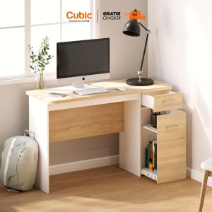 Cubic Meja Tulis Belajar Minimalis / Meja Kerja Kantor - YAGI MB 120