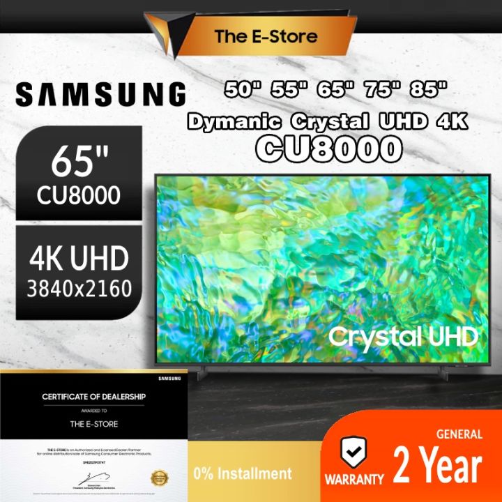Samsung CU8000 Crystal UHD 55 4K HDR Smart LED TV