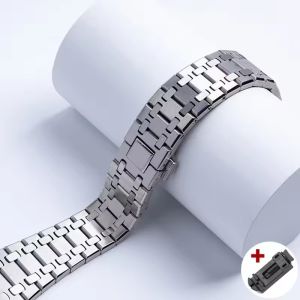 Dây đeo bằng thép không gỉ cho Amazfit T-Rex 3 Pro 48mm quick fit kim loại vòng đeo tay