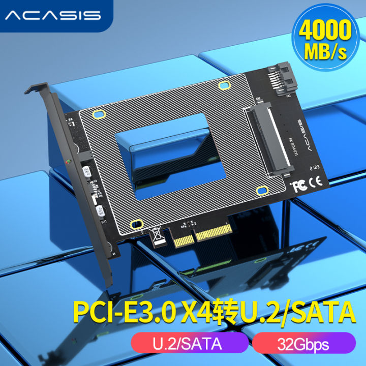 ACASIS PCIE X4 to U.2 SSD Riser Card PCI E 3.0 4X U.2 SFF-8639 U.2 to ...