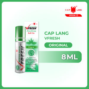 CAP LANG - VFresh Minyak Angin Aromatherapy Roll On Original 8ml