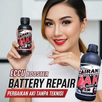 EccuBooster Cairan Ajaib – Tingkatkan Daya & Umur Aki Kering/Basah Anda