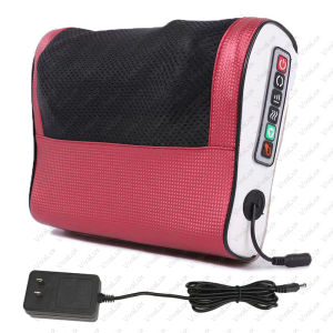 Portable Electric Neck Back Massager Pillow Heating Adjustable Multifunction Body Device