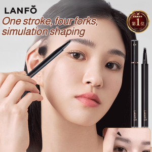 Waterproof Eyebrow Pencil For All-Day/Lanfo Quad Slim Liquid Eyebrow Pencil/Long-Lasting Eyebrow Gel