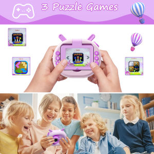 Digital Kids Camera For Girls Boys Toddler Children Toy Video Birthday Christmas Gift Toddler Teenage Presents Outdoor Pink  Green
