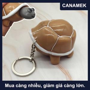 【CANAMEK】 Rùa Keychain Đầu Popping Squishy Bóp Đồ Chơi Cho Giảm Căng Thẳng Cho Nam Giới