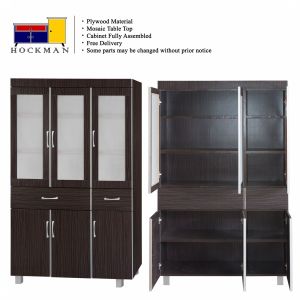 4ft Kitchen Food Storage Cabinet Walnut Color 5250 / Wenge 2250 Furniture