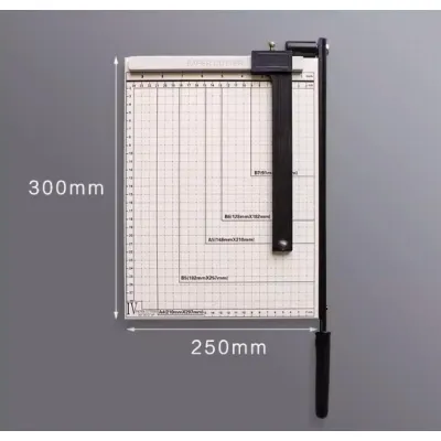 A4 A5 Heavy Metal Paper Cutter Guillotine Trimmer Sturdy with Adjustment Stopper 1 PC