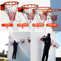 【ESS】45cm/35cm Athlete Basketball Match Game Ball Ring Hoop Rim Stand Backboard Basket for Adults Kids Full Solid Metal Spring GYM. 