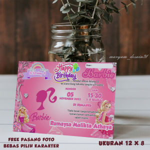 100pcs undangan Ulang Tahun Anak