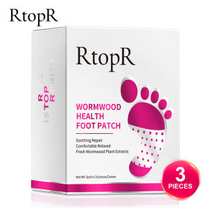 RtopR 3 Box Wormwood Health Body Detox Foot Patch Effective Improve Sleep Quality Organic Detox Beauty Slimming Feet Cleansing Patch