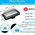 Dog Brush For Long Haired Dogs Poodles-Dog brushes for grooming&shedding-Large Firm Slicker Brush for Goldendoodles-With Soft Massage Grooming Stainless Steel Pins, Pet Grooming Wire Brush-25mm(1"). 