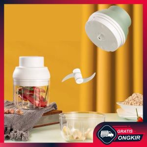Gratis Ongkir - Blender Daging Mini Elektrik / Blender Pemotong Bawang & Daging / Blender Serbaguna