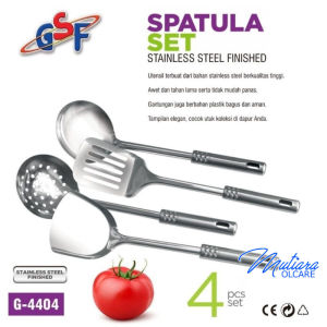 Spatula Stainless Set 4 Pcs | GSF-4404 Sutil Set Stainless Steel | Sutil Sodet