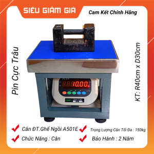 Cân điện tử cân điện tử bán hàngCân điện tử chính xác 150kg -A501Ecân chốt số pin cực trâu màn hình LED đỏ