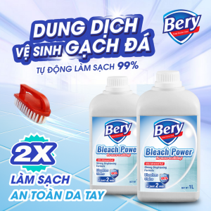 Nước tẩy rửa BERY 1000ml chính hãng – Đánh bay vết bẩn cứng đầu dùng cho nhiều loại bề mặt sàn nhà