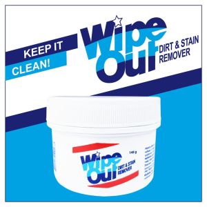 dirt & stain remover wipe out