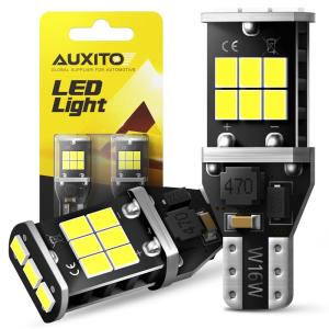 AUXITO 2 Chiếc Đèn Led T15 W16W 912 Đèn Lùi Không Lỗi Đèn Tín Hiệu Đuôi Canbus
