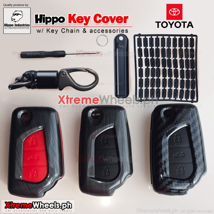 Toyota Innova 2016-2026 Hippo Brand Key Chain with Cover and Number ...