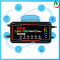 Sạc xe điện 24V dùng cho bình Acquy chống phù bình có hiển thị phần trăm sạc. 