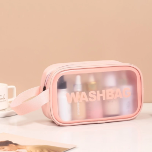 กระเป๋าเครื่องสำอางค์กันน้ำ Washbag แบบพกพา ใส่อุปกรณ์อาบน้ำ เดินทาง ท่องเที่ยว จัดระเบียบของใช้ ขนาดใหญ่ กันน้ำ พกพาง่าย