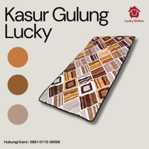 Kasur Gulung Lucky cokelat