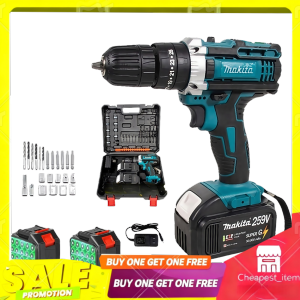 Portable Cordless Drill Makita – Rechargeable Compact Heavy Duty para sa DIY at Professional Use