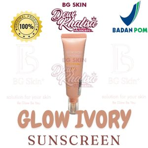 BG Skin Suncare Ivory Cream Lotion Tabir Surya Anti UV Pelindung Kulit FREE GIFT - Beauty Glow