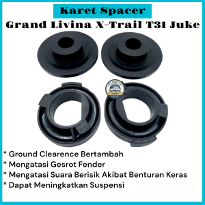 Karet Spacer Per Belakang Atas Bawah Grand Livina X-Trail T31 Juke 1Set(4Pcs) Kanan Kiri