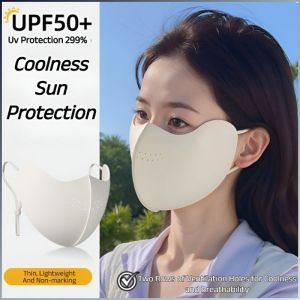 Washed Ice Silk Mask Mildew-free Wrinkle-free Protective Mask Waterproof not Easily Deformed Dustproof