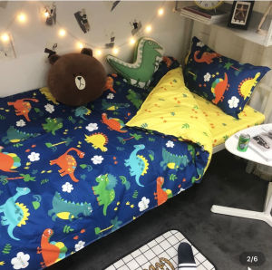 4 IN 1 Single Size MAKAPAL TELA Characters Animals Design Bedding Set SANM 999