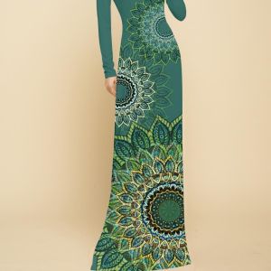 [HCM]ÁO DÀI TRUYỀN THỐNG IN THIÊN ĐĂNG CAO CẤP - KHÔNG KÈM QUẦN