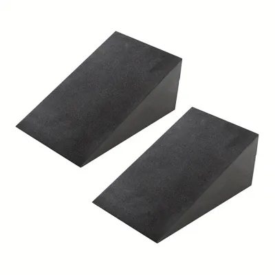 QERIY 1 Pair Adjustable Yoga Squat Wedge Stability Training Incline Design Calf Stretching Slant Board Ergonomic Leg Recovery Stretching Board Strength Training