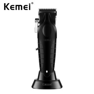 แบตตาเลี่ยน Kemei ปัตตาเลี่ยนไร้สาย Black Edition ปัตตาเลี่ยนตัดผมชาย แบตเตอเลี่ยน แบตเตอร์เลี่ยน Professional Luxury Electric Hair Clipper