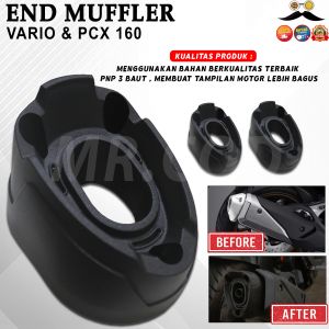 END MUFFLER VARIO 160 ABS CBS PCX PCX160 CORONG MONCONG KNALPOT MUFLER V160 HONDA