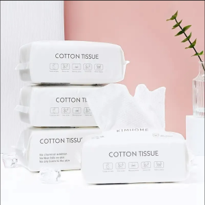 Natural Disposable Face Towel Travel Facial Cleansing Pearl Cotton Soft Makeup Nonwoven Towel