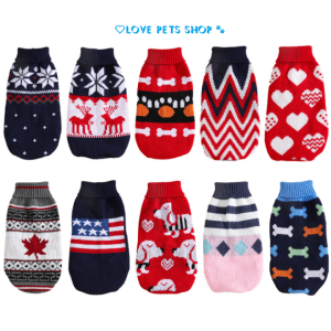 Áo len giữ ấm cho Chó Mèo siêu dễ thương (mẫu mới) - Love Pets Shop