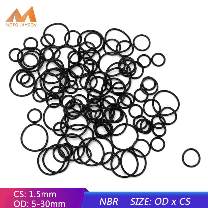 20 Joints Toriques (O-Rings) En Caoutchouc - Diamètres Intérieurs De 1,8 Mm à 50 Mm, Section 1,8 Mm