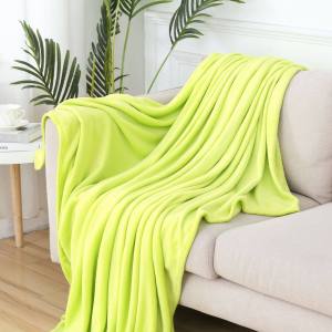 Soft Blanket High Quality Queen / King Size Plain Color Velvet Lembut Selimut Air-con Blanket HV3-2543