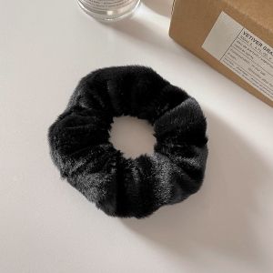 Soft Hair Scrunchies for Women Girls Cute Plush Elastic Thick Hair Band Multicolor Rubber Band Hair Loop Hair Accessories
